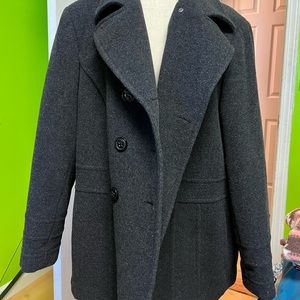 Plus size pea coat